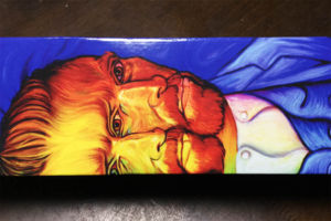 アブサンというお酒。パッケージがゴッホの絵です。今は、毒はあまり入っていないらしいです。 アブサン