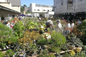 初日の様子。思ったよりブースも多く、お客さんもたくさん来ました。 初日の様子。思ったよりブースも多く、お客さんもたくさん来ました。